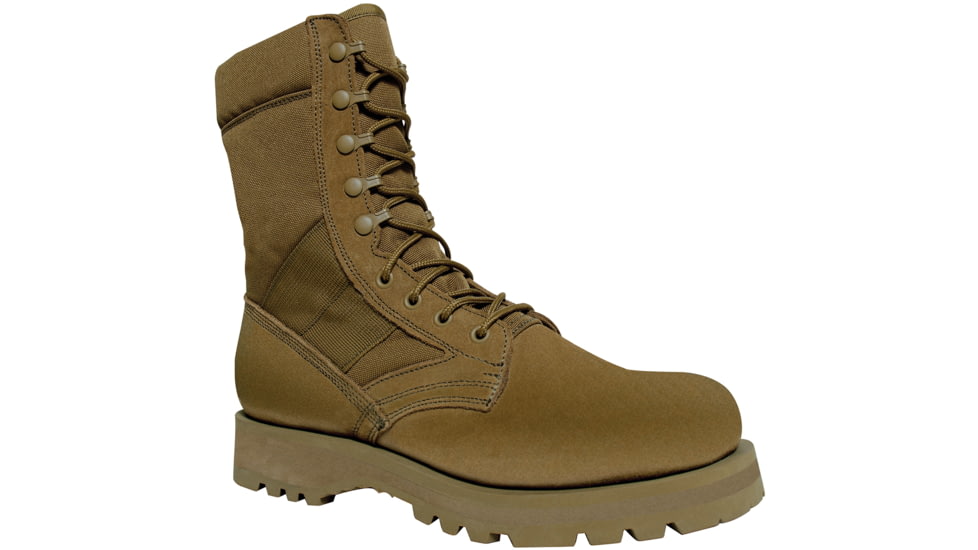 Rothco G.I. Type Sierra Sole Tactical Boots, Coyote Brown, 5, Regular, 55257-CoyoteBrown-5-Regular