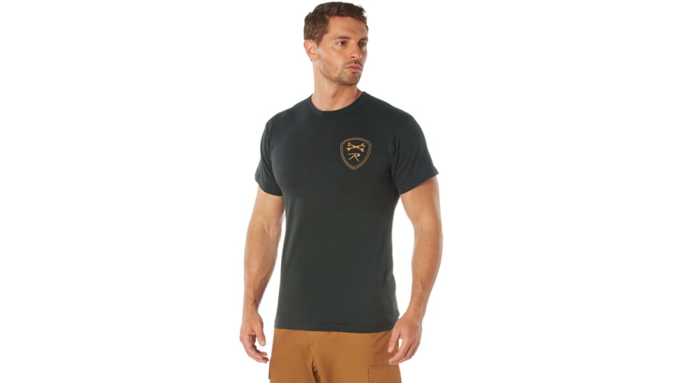 Rothco Getting The Job Done T-Shirt, Black, S, 11350-Black-S