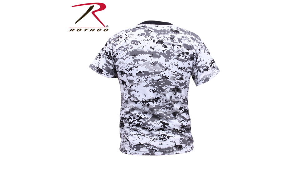 Rothco Digital Camo T-Shirt 5212, S, Heritage Walnut, 61800-HeritageWalnut-S