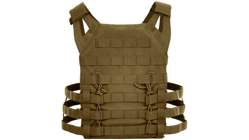 Rothco Lightweight Plate Carrier Vest, Coyote Brown, 55892-CoyoteBrown