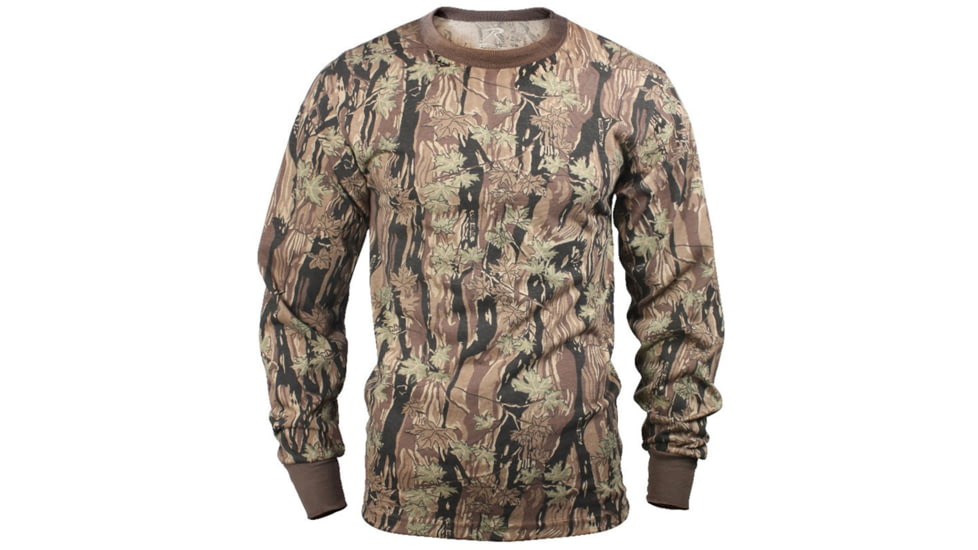 Rothco Long Sleeve Camo T-Shirt, Smokey Branch Camo, XL, 6770-SmokeyBranchCamo-XL