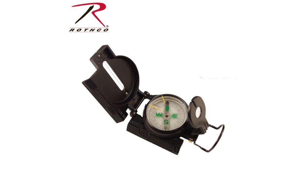 Rothco Military Marching Compass, Black, 407-Black