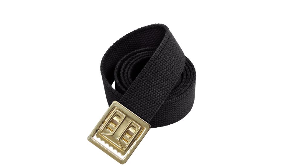 Rothco Military Web Belts w/ Open Face Buckle, Gold, Black, 54, 4299-Gold-Black-54Inches