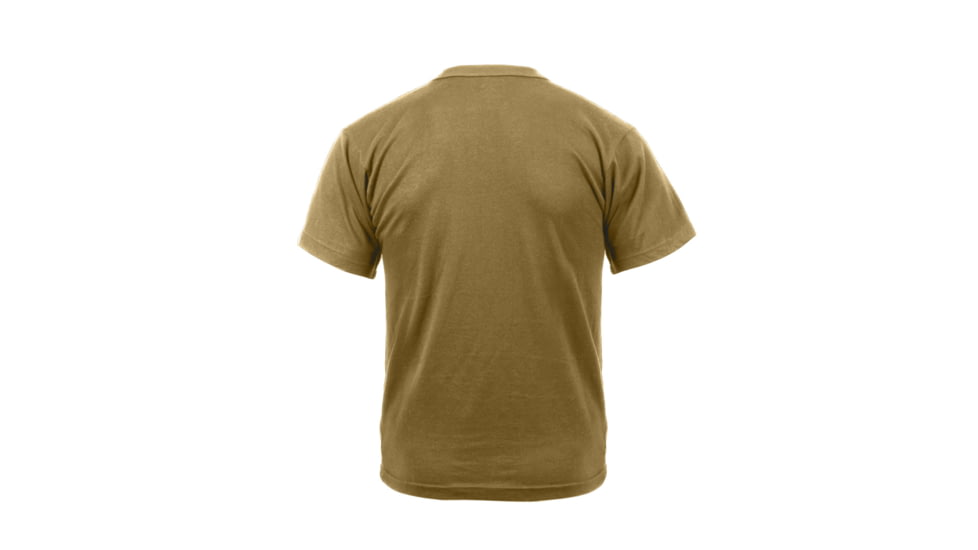 Rothco Moisture Wicking T-Shirts, Brown, XL, 9574-Brown-XL