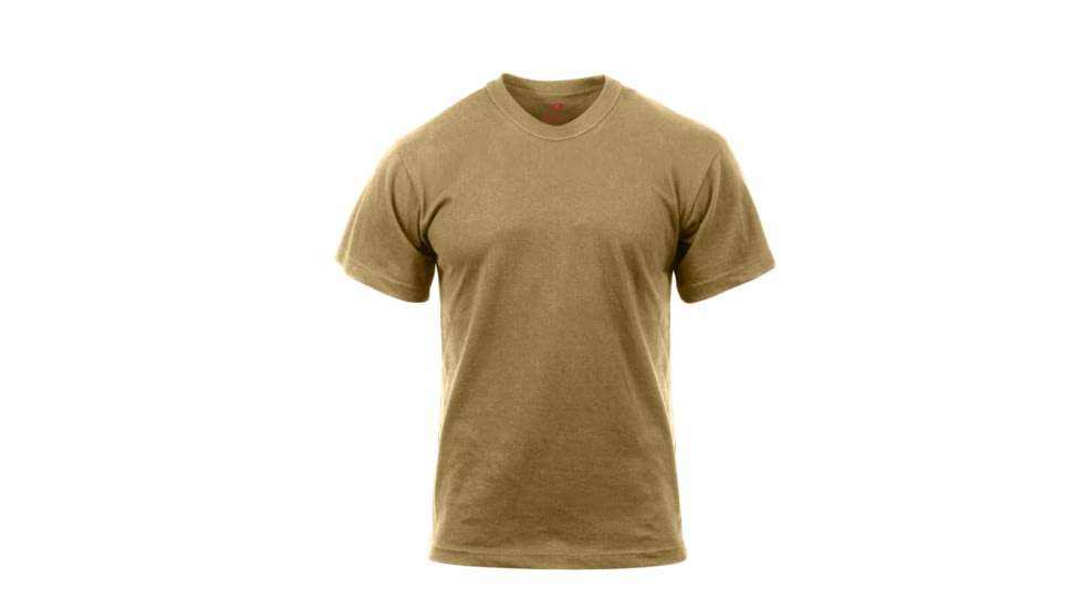 Rothco Moisture Wicking T-Shirts, Brown, XL, 9574-Brown-XL