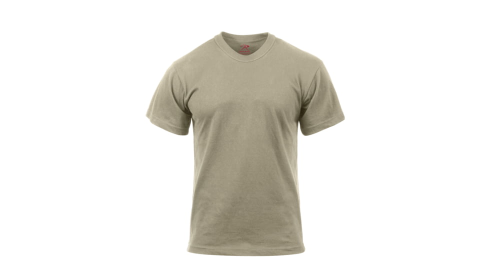 Rothco Moisture Wicking T-Shirts, Desert Sand, XL, 9580-DesertSand-XL