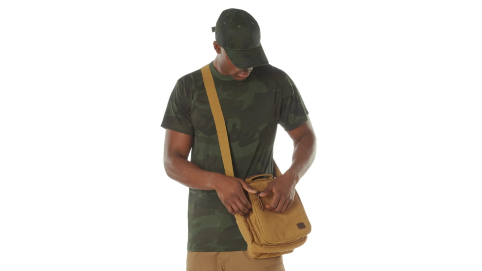 Rothco Moisture Wicking T-Shirts - Mens, S, Camo, 12325-MidnightWoodlandCamo-S