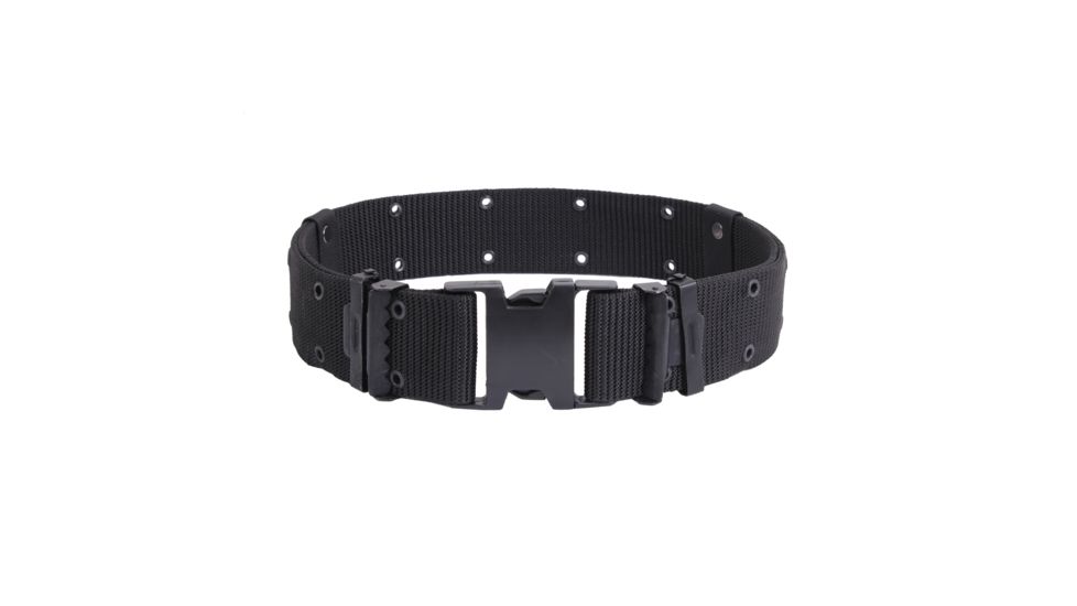 Rothco New Issue Marine Corps Style Quick Release Pistol Belts, Black, M, 9078-Black-M