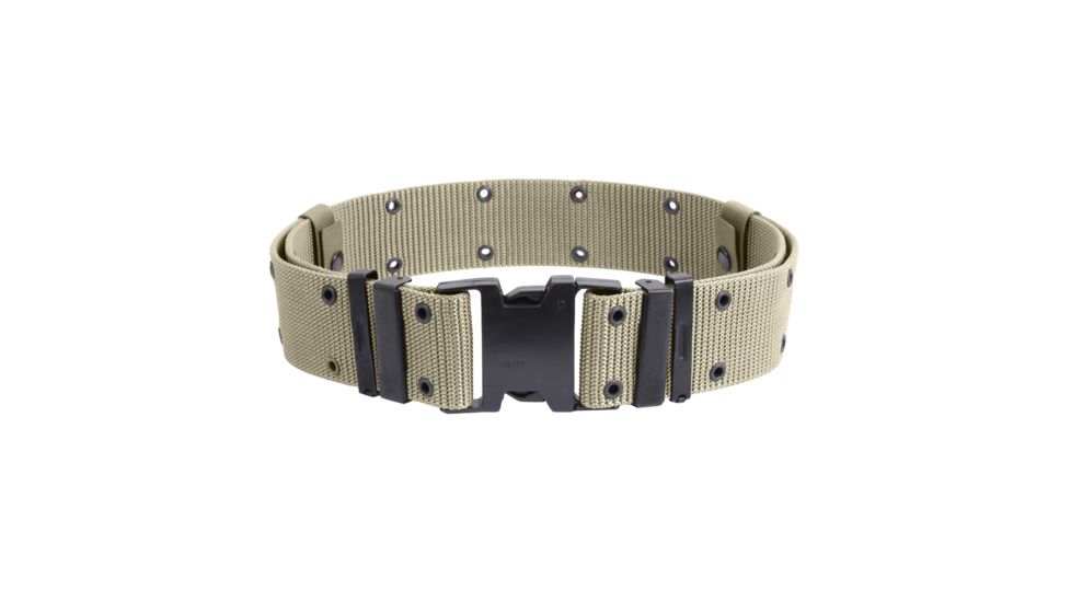 Rothco New Issue Marine Corps Style Quick Release Pistol Belts, Khaki, M, 9040-Khaki-M
