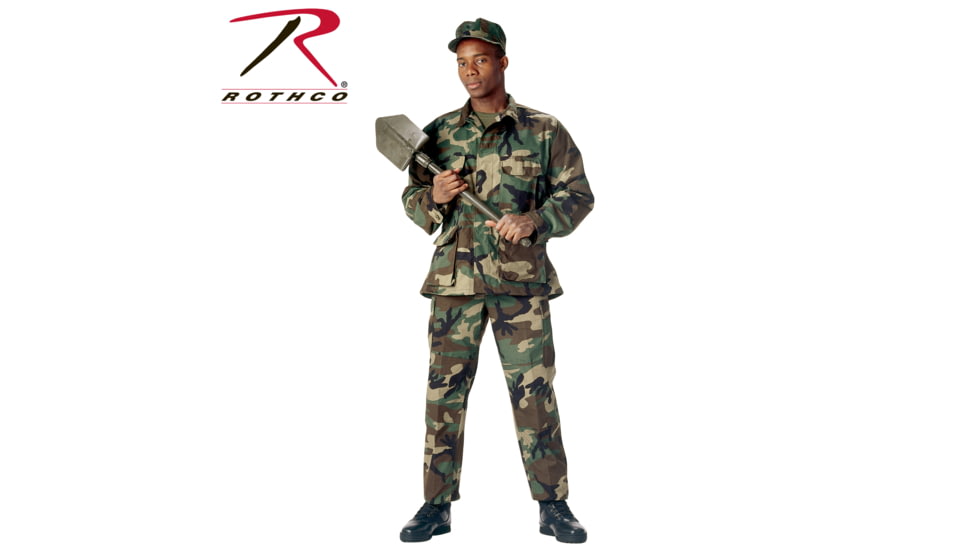 Rothco Rip-Stop B.D.U. Shirt, Olive Drab, Small, 5852-OliveDrab-S