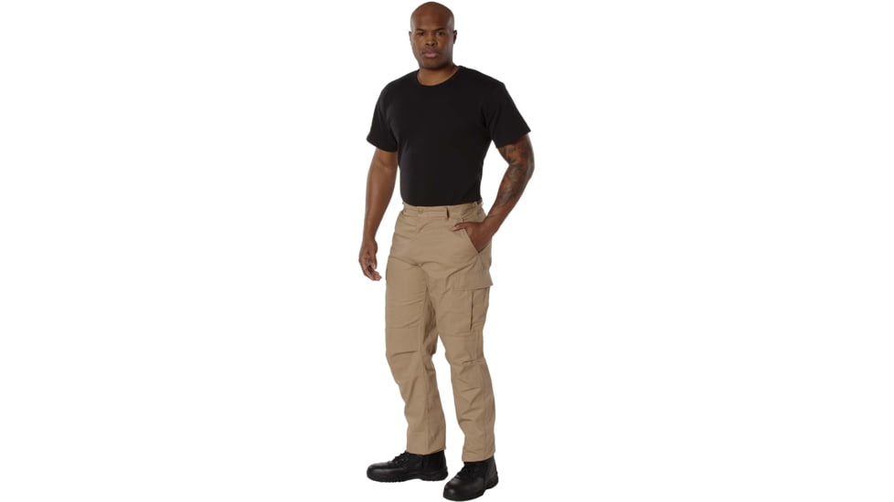 Rothco Rip-Stop BDU Pant, Khaki, XS, 5941-XS