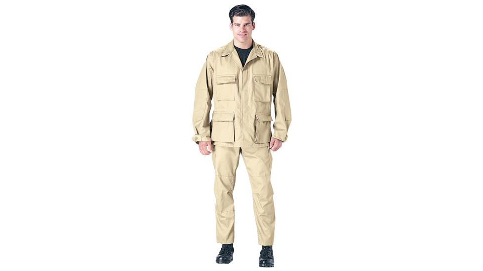 Rothco Rip-Stop BDU Pant, Khaki, Medium Long, 5849-Khaki-M-Long31-35Waist3212-3512Length