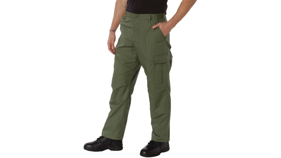 Rothco Rip-Stop BDU Pant, Olive Drab, XL, 5935-XL