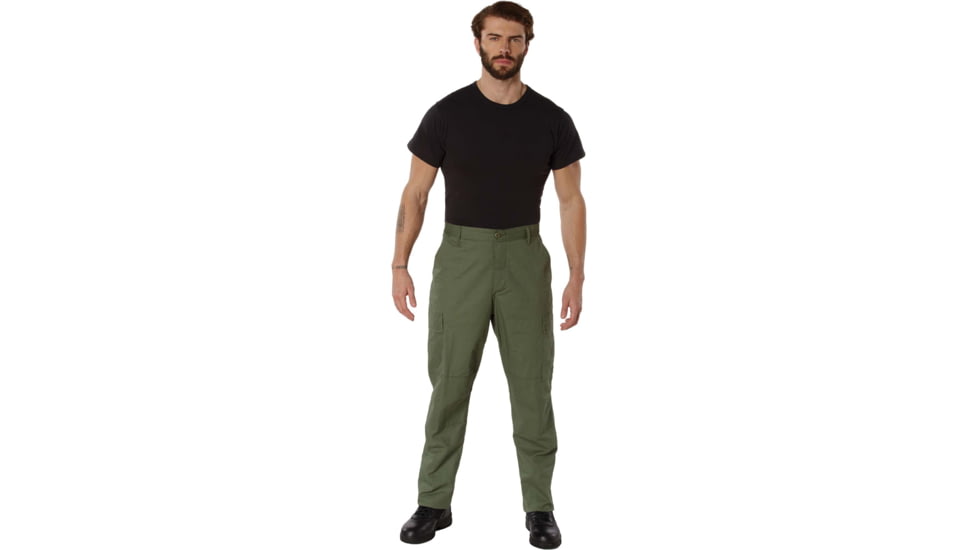 Rothco Rip-Stop BDU Pant, Olive Drab, XL, 5935-XL