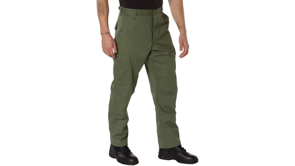 Rothco Rip-Stop BDU Pant, Olive Drab, XL, 5935-XL