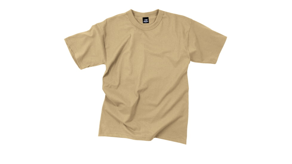Rothco Solid Color Poly/Cotton Military T-Shirt - Mens, Extra Large, Heather Blue, 66680-HeatherBlue-XL