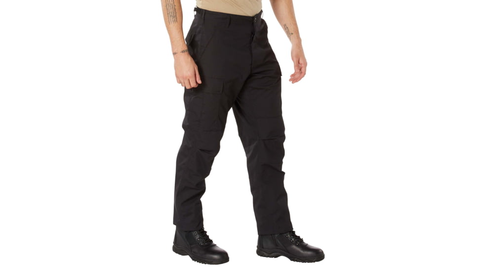 Rothco SWAT Cloth BDU Pants - Mens, Black, Extra Small, 6215-Black-XS