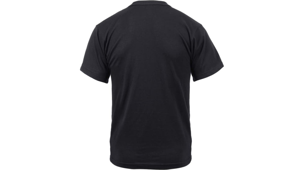 Rothco US Flag Bearded Skull T-Shirt, Black, Small, 10812-Black-S