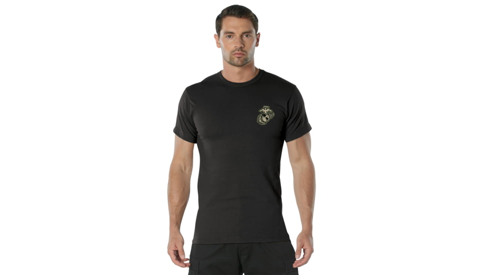 Rothco USMC Dogs of War T-Shirt - Mens, Black, 2XL, 11761-Black-2XL