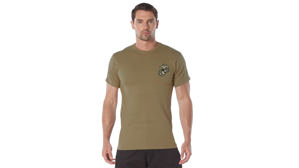 Rothco USMC Dogs of War T-Shirt - Mens, Coyote Brown, Medium, 11765-CoyoteBrown-M