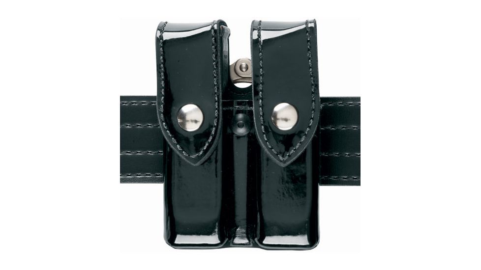 Safariland 72 Mag/Cuff Pouch, Top Flap - Plain Black, Ambidextrous