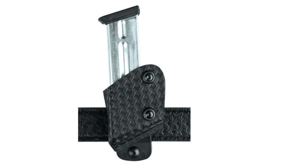 Safariland Model 773 Open Top Competition Adjustable Magazine Pouch, Colt 1911, Right, Belt Loop, STX Basket Weave, Black, 773-53-481-2