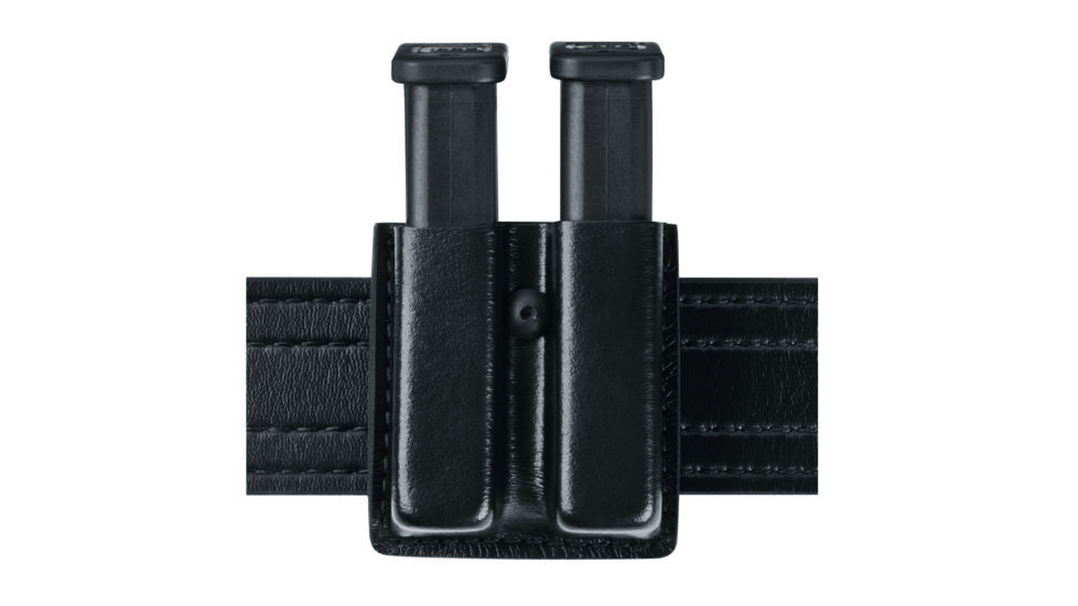 Safariland 79 Slim Open Top Double Mag Pouch, Double Stacked 9mm Mags Gl17, 22, STX Tactical Flat Dark Earth, Ambi Shroud Mount 79-83-553