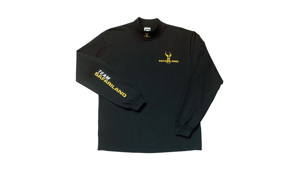Safariland TS-2400 T-Shirt, Mock Turtleneck, Black TS-2402
