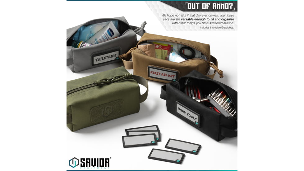 Savior Equipment Loose Sac, Soft Ammo Carrier, Black, Small, SP-AMST-4P-BK