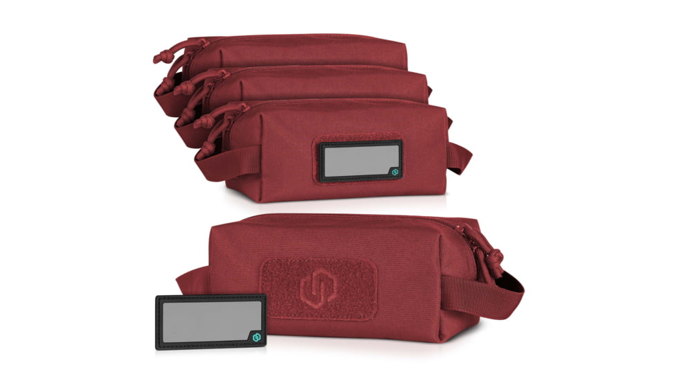 Savior Equipment Loose Sac  Soft Ammo Carrier, Sedona Red, 7.75in x 3.5in x 4in, SP-AMST-4P-RD