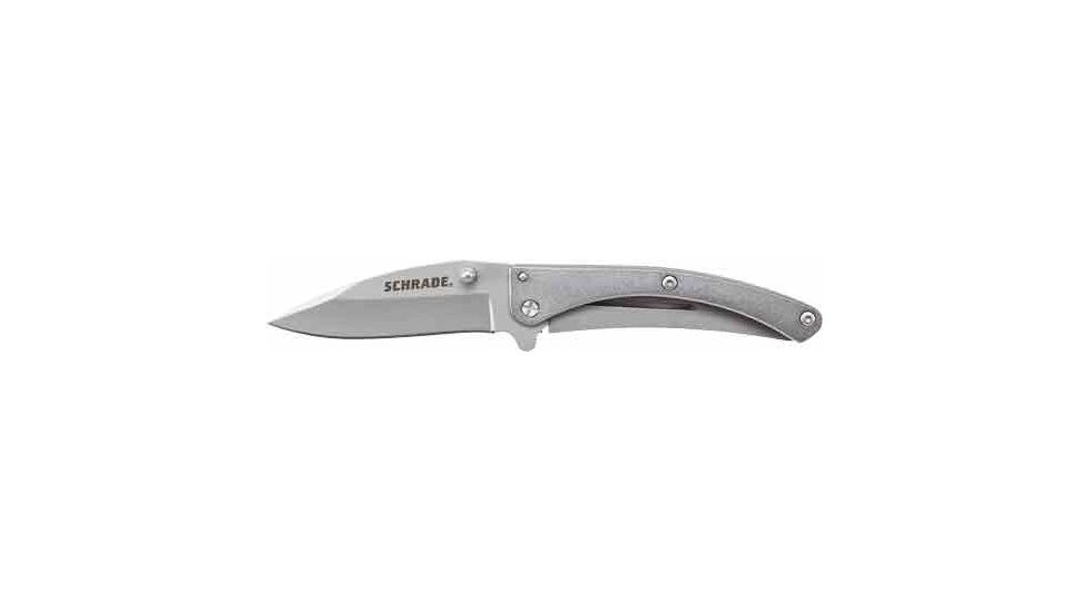 Schrade Knife Pocket Protector 2.6'' Stainless Grey