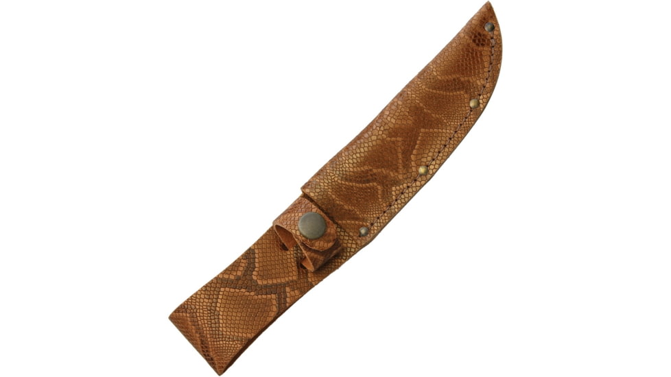Sheath Fixed Blade Sheath, Fits Up To 5in Fixed Blade Knife, Alligator Pattern, Leather Construction, SH1199