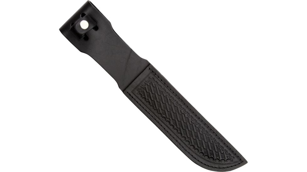 Sheath Straight Knife Sheath 7in., Basketweave, Black SH213