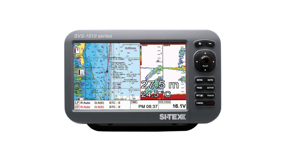 Si-Tex 10&quot; Chartplotter/Sounder Combo w/External GPS Antenna &amp; Navionics+ Card SVS-1010CF-E 56193
