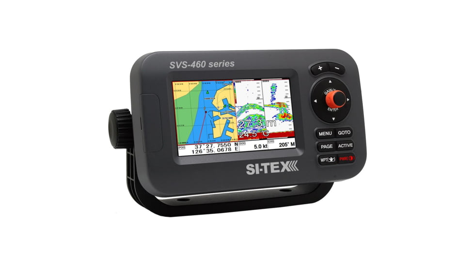 Si-Tex SVS-460CE Chartplotter - 4.3&quot; Color Screen w/External GPS &amp; Navionics+ Flexible Coverage 56194