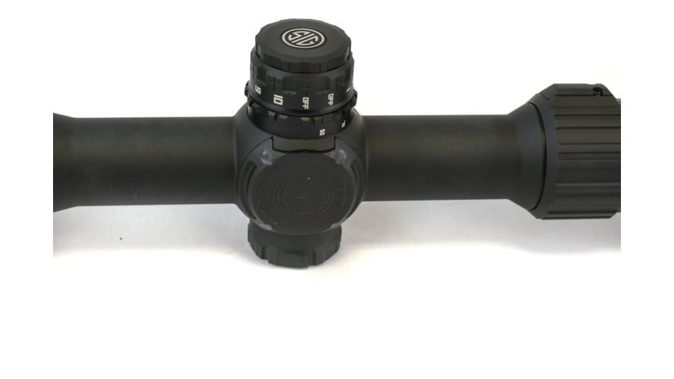SIG SAUER Tango6 4.5-14x44mm Rifle Scope 30mm Tube, Second Focal Plane, Black, BDX-R1 Digital Reticle, MOA, SOK18BDX01