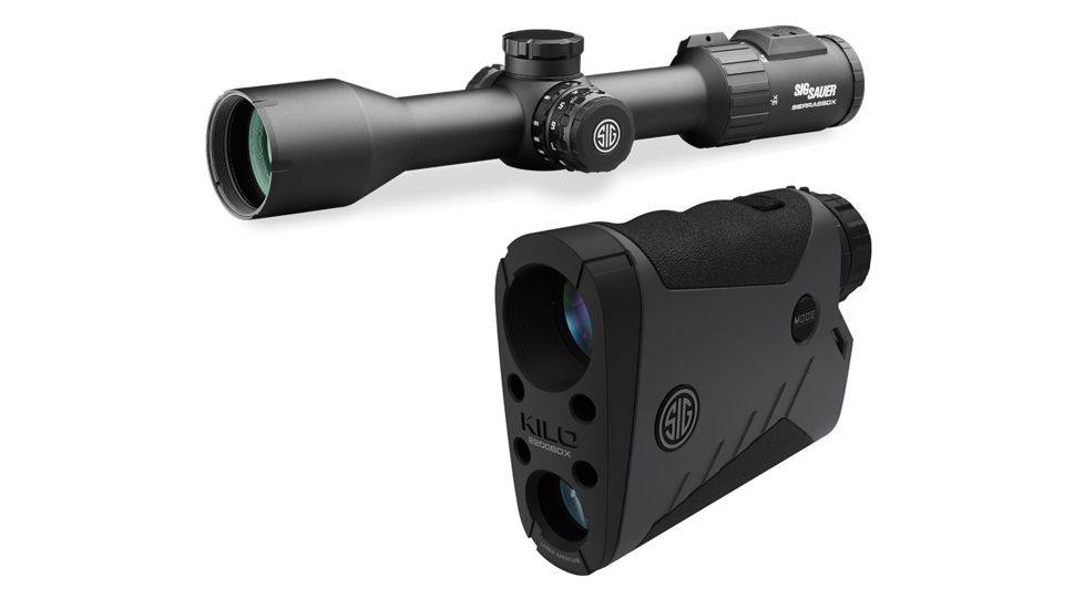 SIG SAUER Sierra6BDX 3-18x44mm Rifle Scope 30mm Tube, Second Focal Plane, Black, BDX-R2 Digital Reticle, MOA, SOK22BDX61