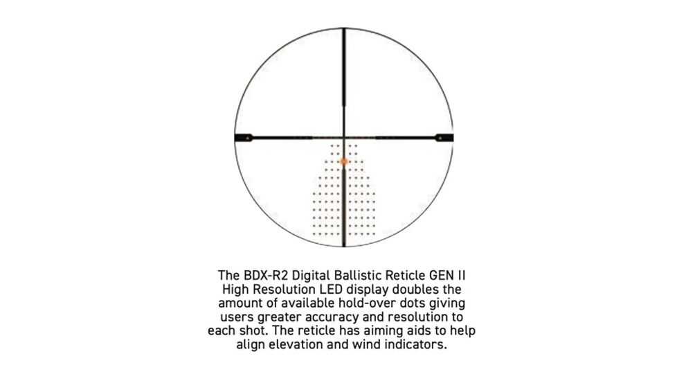 SIG SAUER Sierra6BDX 3-18x44mm Rifle Scope 30mm Tube, Second Focal Plane, Black, BDX-R2 Digital Reticle, MOA, SOK22BDX61