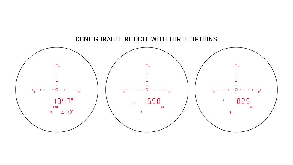 SIG SAUER Sierra6BDX 3-18x44mm Rifle Scope 30mm Tube, Second Focal Plane, Black, BDX-R2 Digital Reticle, MOA, SOK22BDX61