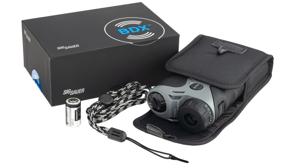 Sig Sauer OPMOD KILO1400BDX Laser Rangefinder, 6x20mm, Wolf Gray/Black, SOK14602