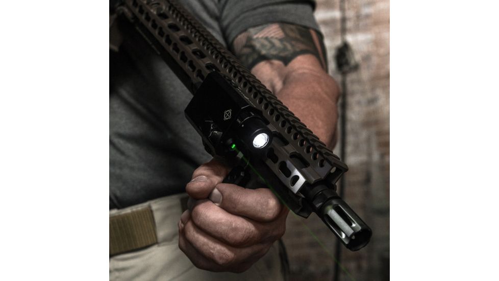 OpticsPlanet Exclusive Refurbished, SightMark LoPro Compact Combo Green Laser Sight, SM25012