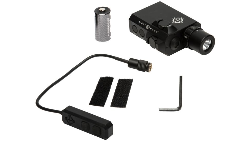 OpticsPlanet Exclusive Refurbished, SightMark LoPro Compact Combo Green Laser Sight, SM25012