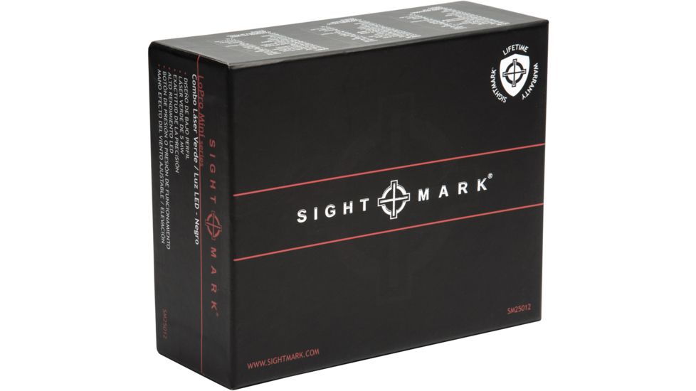 OpticsPlanet Exclusive Refurbished, SightMark LoPro Compact Combo Green Laser Sight, SM25012