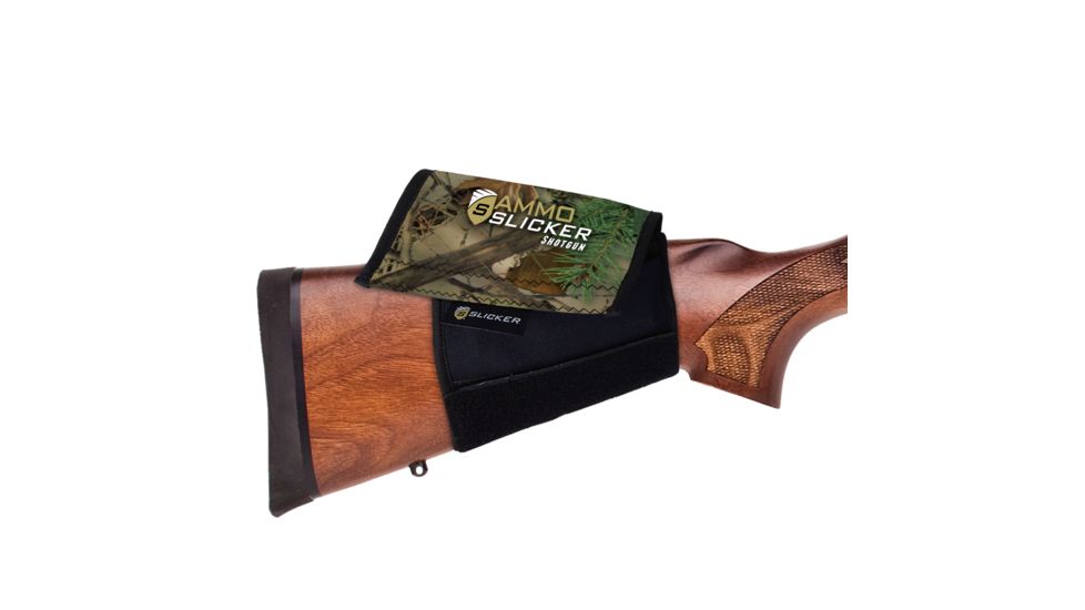 Slicker AmmoSlicker Buttstock Ammo Holder for Large Caliber Ammo, Alpine Mountain Camo, Shotgun SK-AMFD05-D24