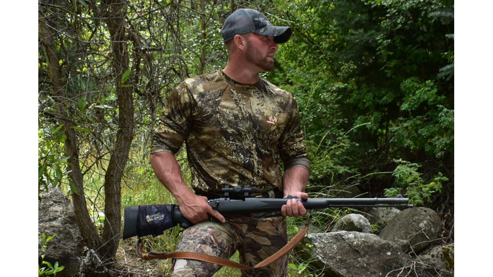 Slicker AmmoSlicker Buttstock Ammo Holder , Universal Pocket, Alpine Mountain Camo, Pocket SK-AMFD01-D24
