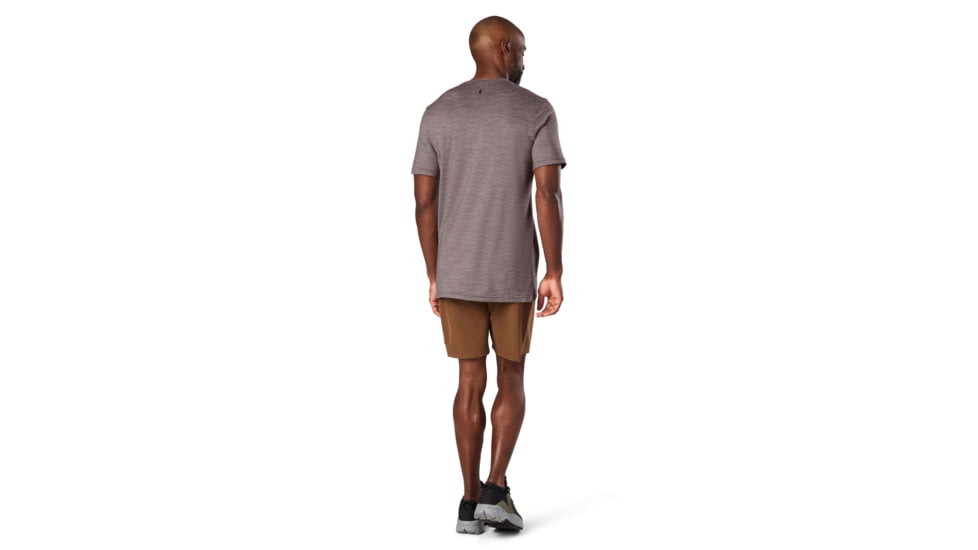 Smartwool Merino Sport 150 Sunrise Mountains Graphic Tee - Mens, Sparrow Heather, Small, SW000794F98S