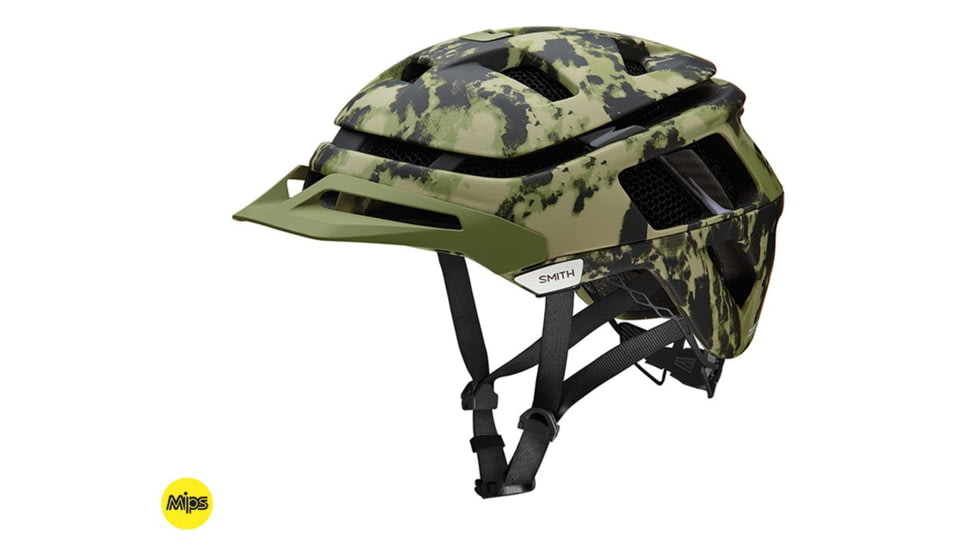 Smith Forefront Bike Helmet, Matte Olive Unexpected MIPS, Small HB17-FOOLSMMIPS