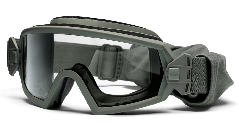 Smith Elite Outside the Wire Eyeshield - Foliage Green frames, Clear lenses