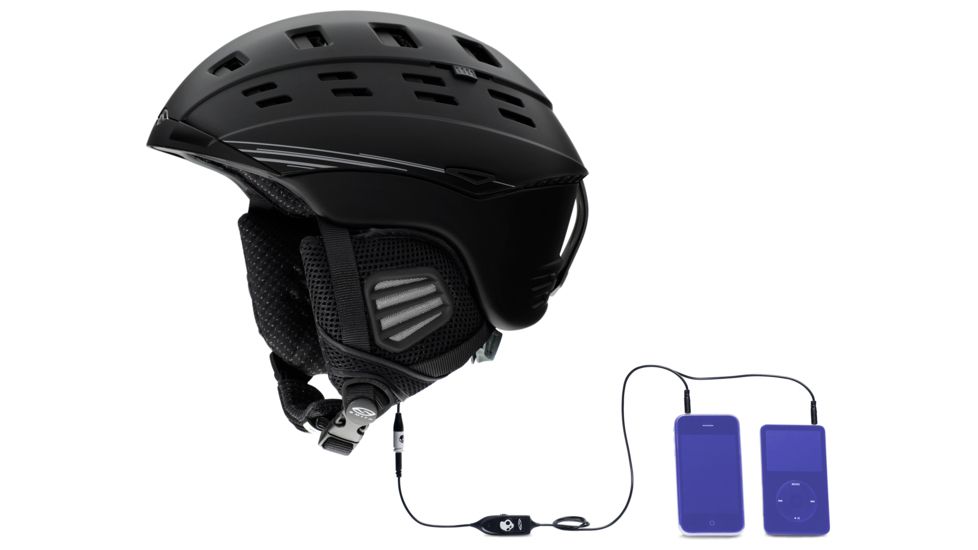 Smith Optics Variant Ski Helmet w/ SkullCandy Twin Tip Audio Kit - Matte Black