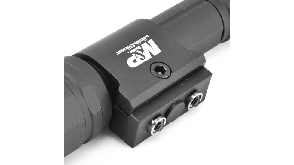 Smith &amp; Wesson Delta Force RM-20 LED Weapon Flashlight, 900 Lumens, M-LOK/KeyMod, 2 x CR123, Black, 1083419, EDEMO1
